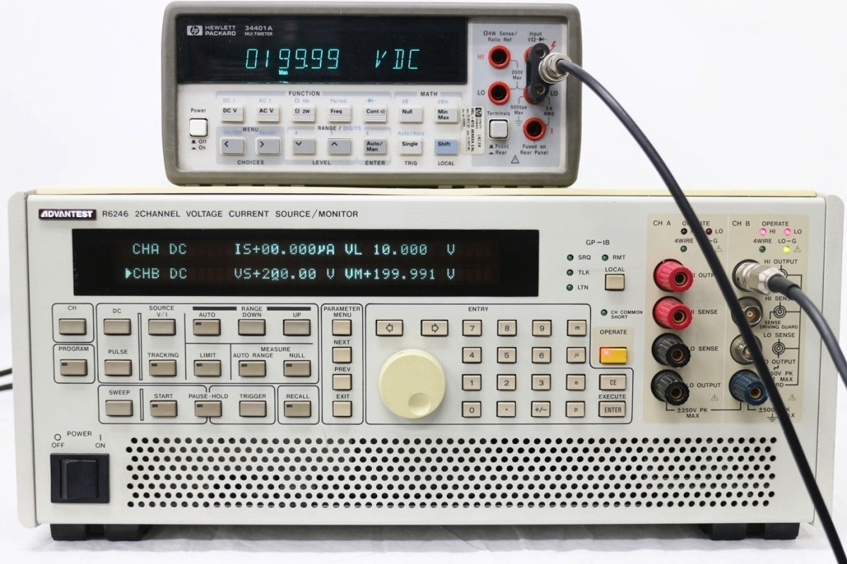 Advantest R6246 DC Voltage Current Source Monitor 2CH 220V 20A [u1023147857]