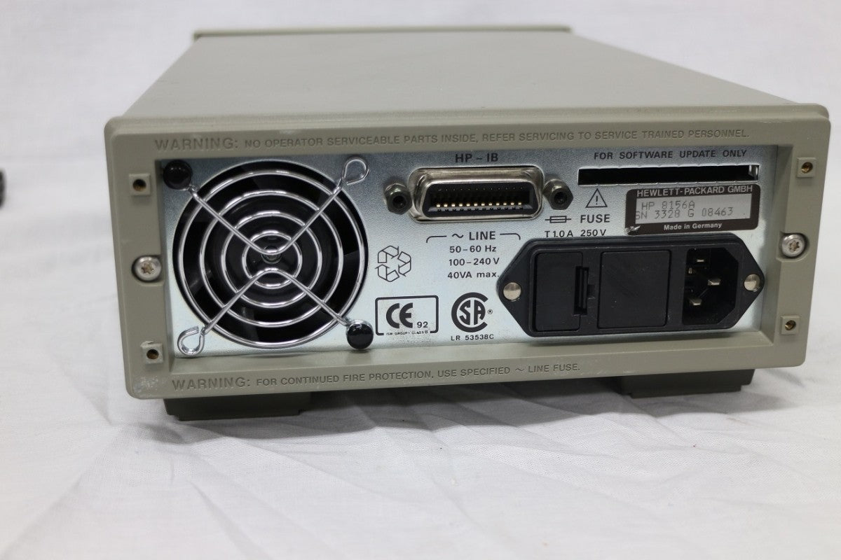 HP 8156A Optical Attenuator 1250-1650nm 60dB [r1048625314]