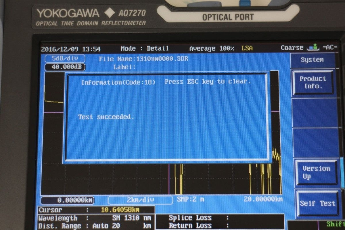 Yokogawa AQ7270 OTDR 1310/1550nm [r1048622832]