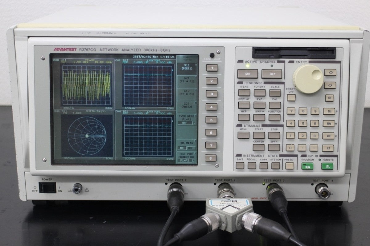 Advantest R3767CG Network Analyzer 8GHz 4-Port [e1048726849]