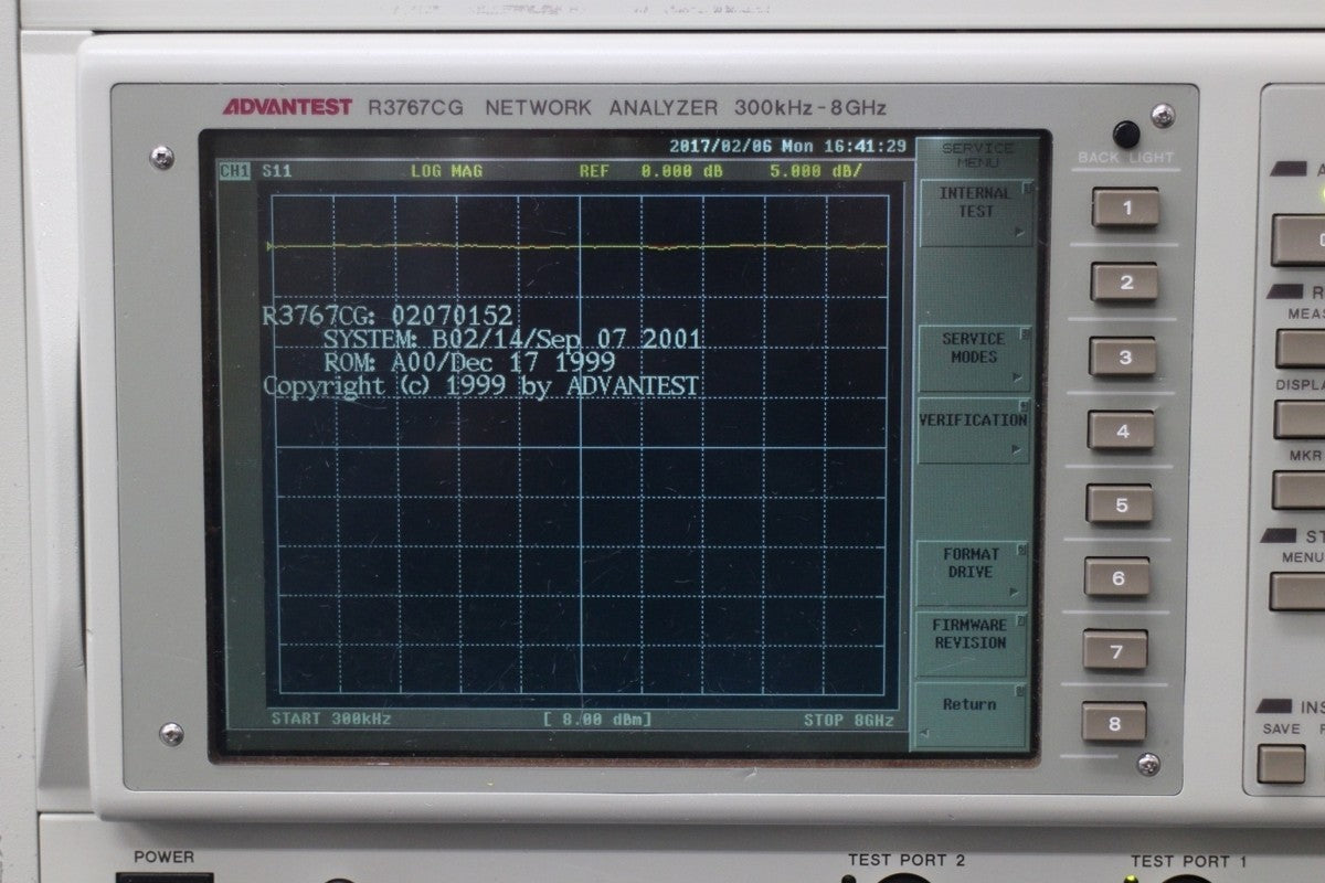 Advantest R3767CG Network Analyzer 8GHz 4-Port [e1048726849]