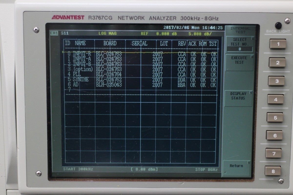 Advantest R3767CG Network Analyzer 8GHz 4-Port [e1048726849]