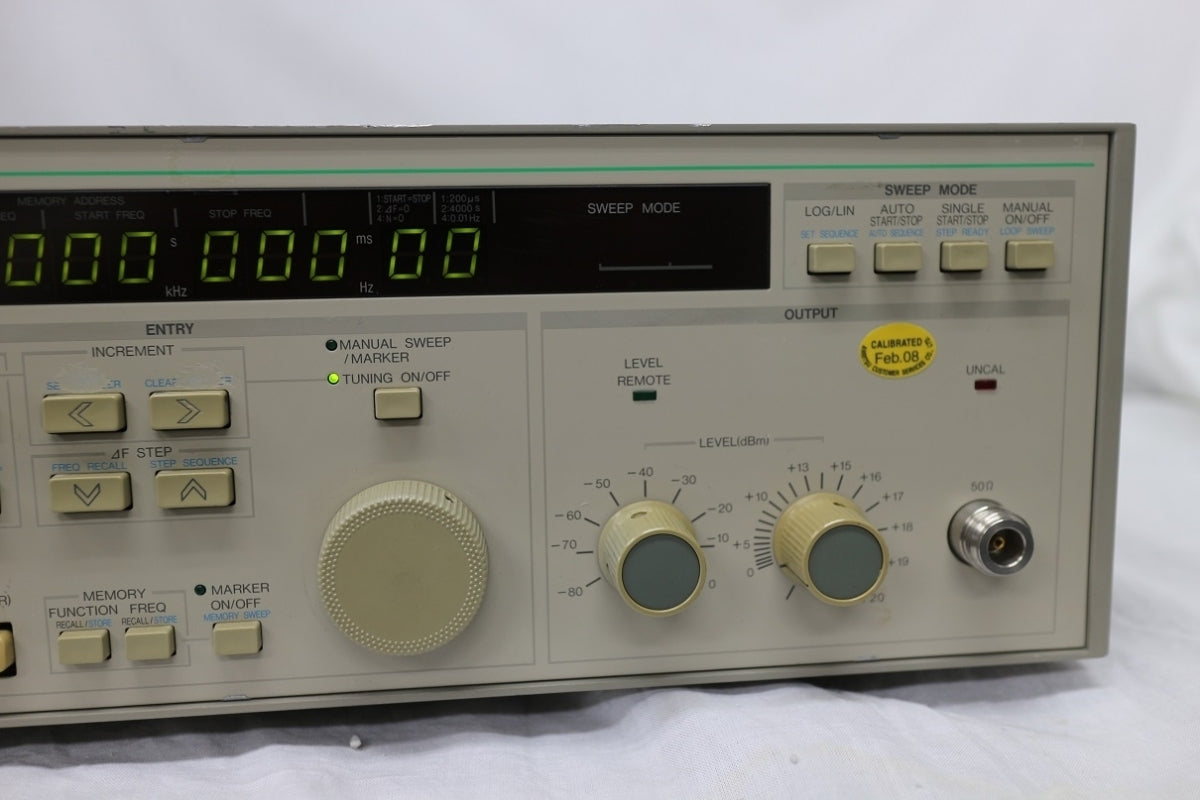 Anritsu MG2502B Synthesizer Level Generator 1Hz-600MHz [p1056075819]