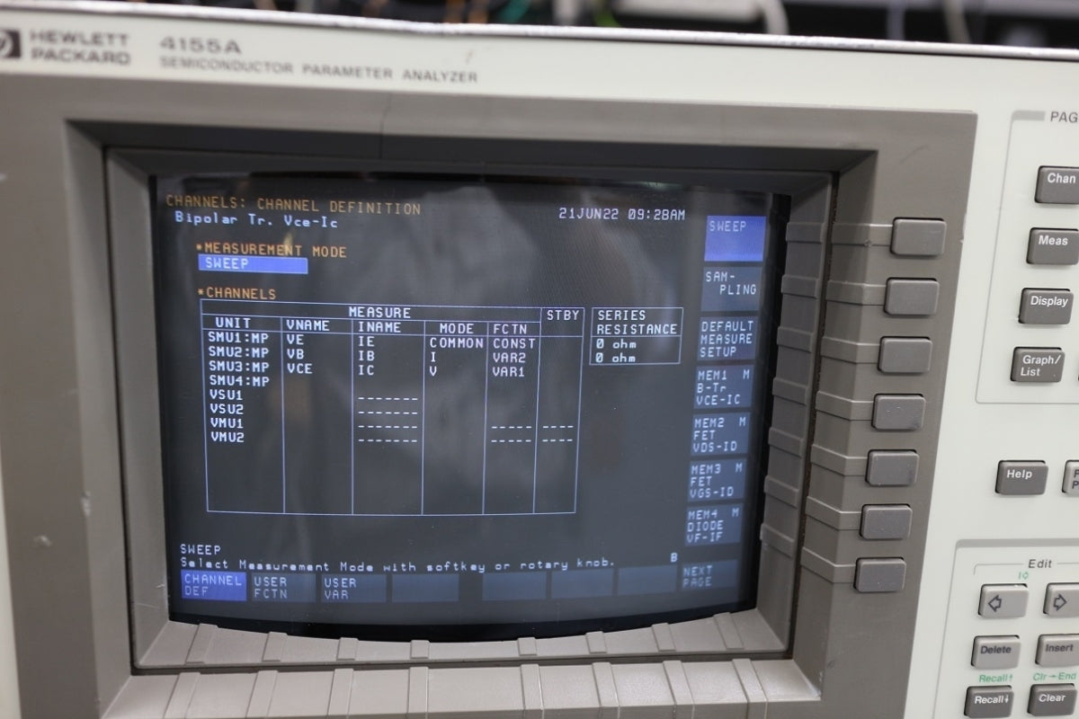 HP 4155A Semiconductor Parameter Analyzer [l1057407000]