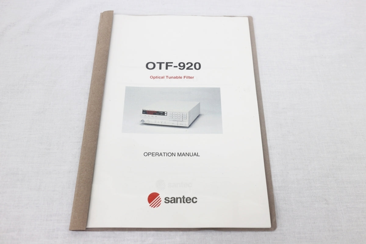 Santec OTF-920 Optical Filter 1530-1610nm [1059953754]