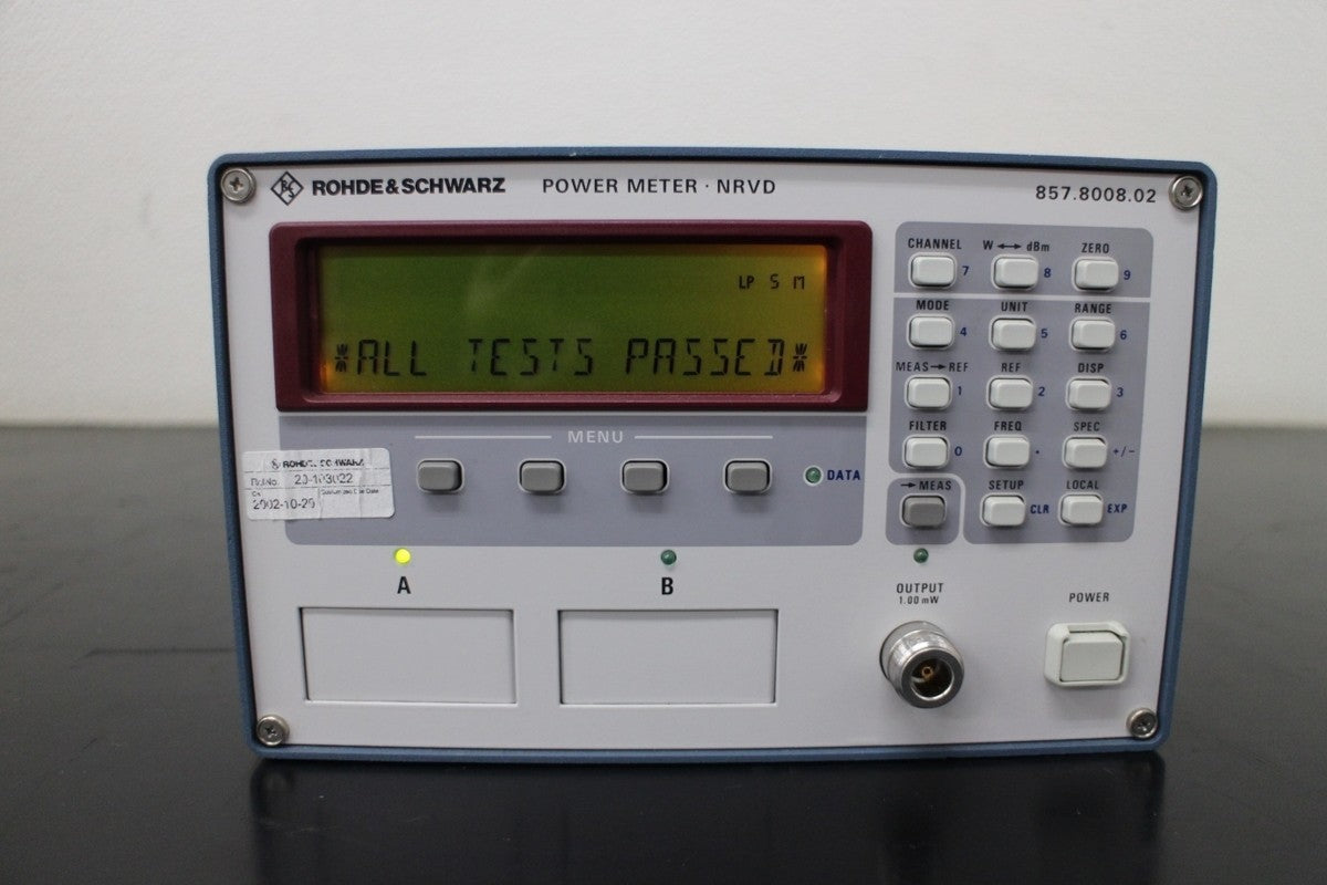 Rohde & Schwarz NRVD NRV-Z1 Power Meter 2CH 10MHz-18GHz [w1061632296]