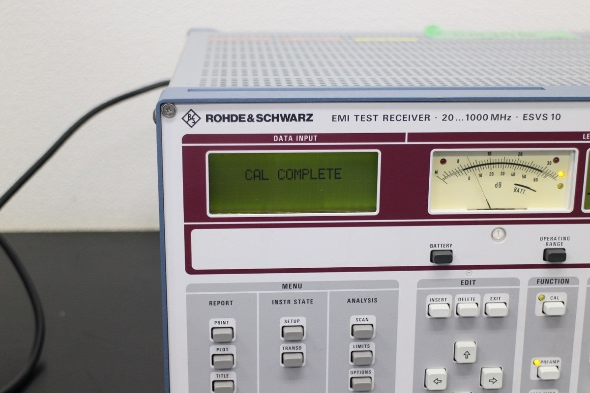 Rohde & Schwarz ESVS10 EMI Test Receiver 20-1000MHz (for parts or not working) [o1062033339]