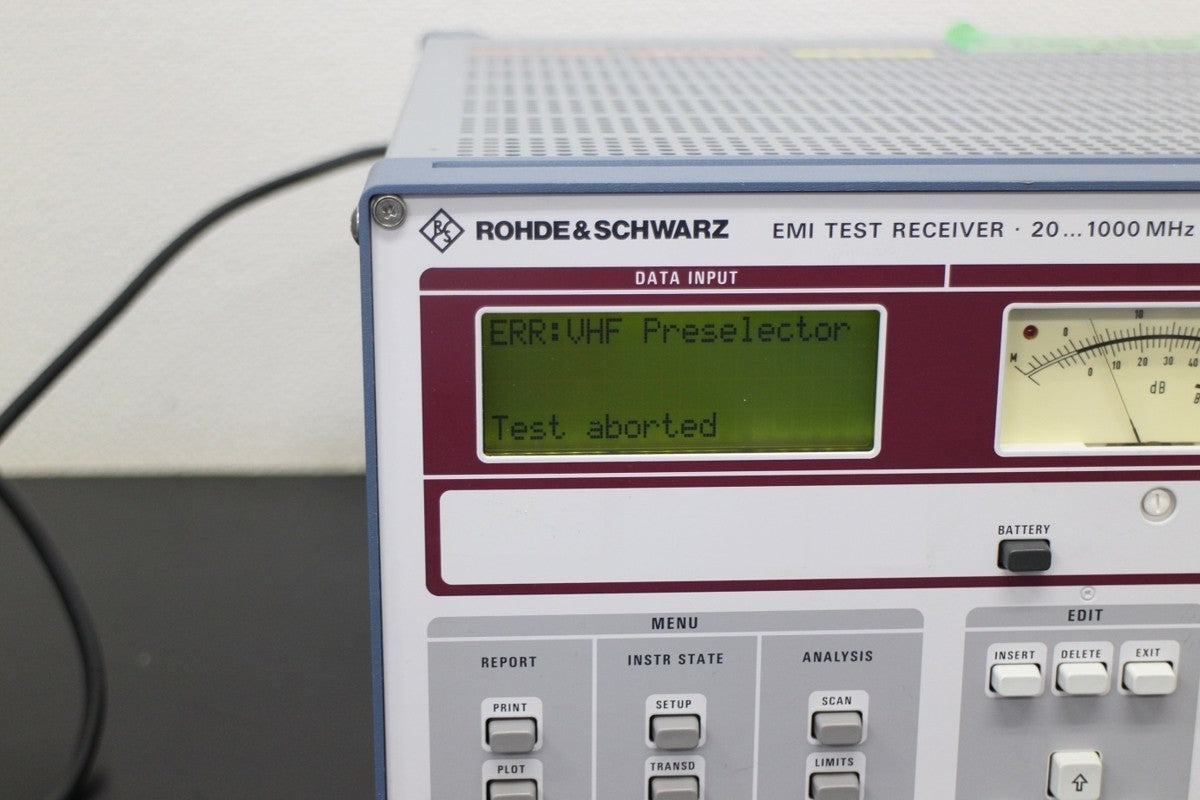 Rohde & Schwarz ESVS10 EMI Test Receiver 20-1000MHz (for parts or not working) [o1062033339]