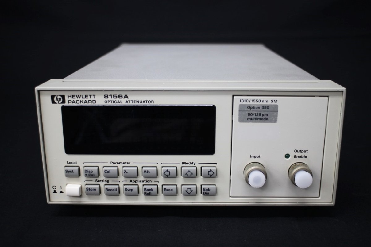 HP 8156A Optical Attenuator 1250-1650nm 60dB [g1064485535]