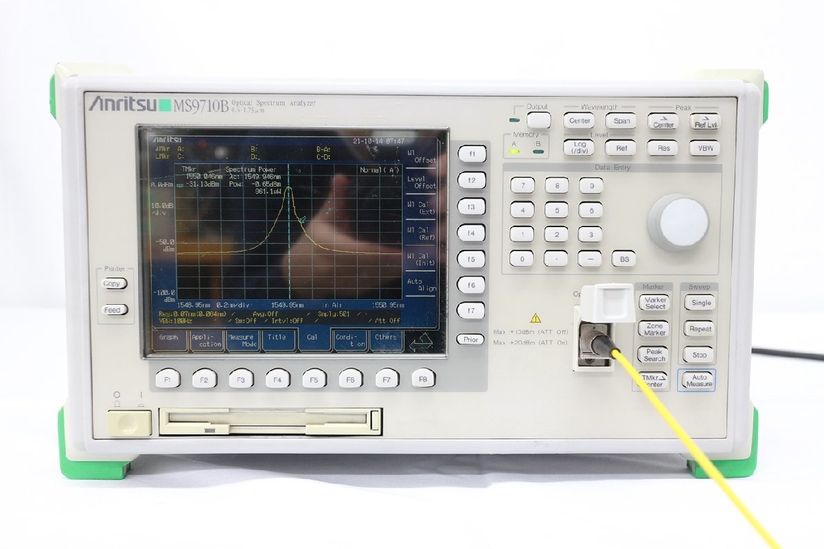 Anritsu MS9710B Optical Spectrum Analyzer 0.6-1.75um [t1073827877]