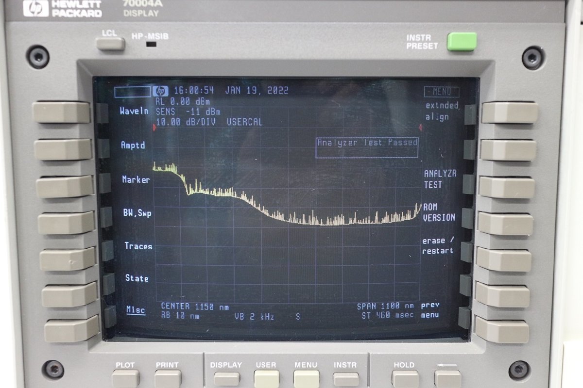 HP 71452B Optical Spectrum Analyzer 600-1700nm [d1113220556]
