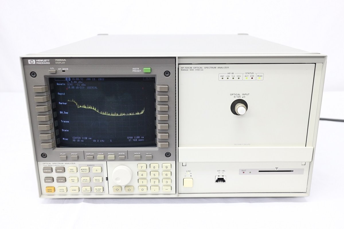 HP 71452B Optical Spectrum Analyzer 600-1700nm [d1113220556]