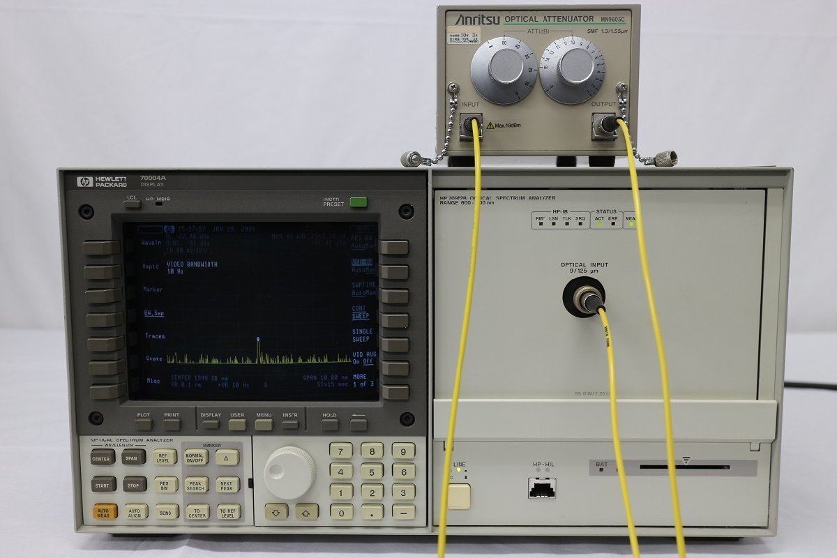 HP 71452B Optical Spectrum Analyzer 600-1700nm [d1113220556]
