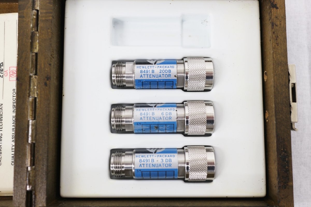 HP 11582A Attenuator Set with 20dB 6dB 3dB [f1113215268]