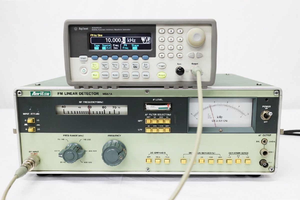 ANRITSU MS57A FM Linear Detector DC-500MHz 4ch 1Gs/s 32KW/ch [w1113364106]