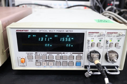 Advantest Q8221 Optical Multimeter with Q81211 Q81212 [w1113364105]