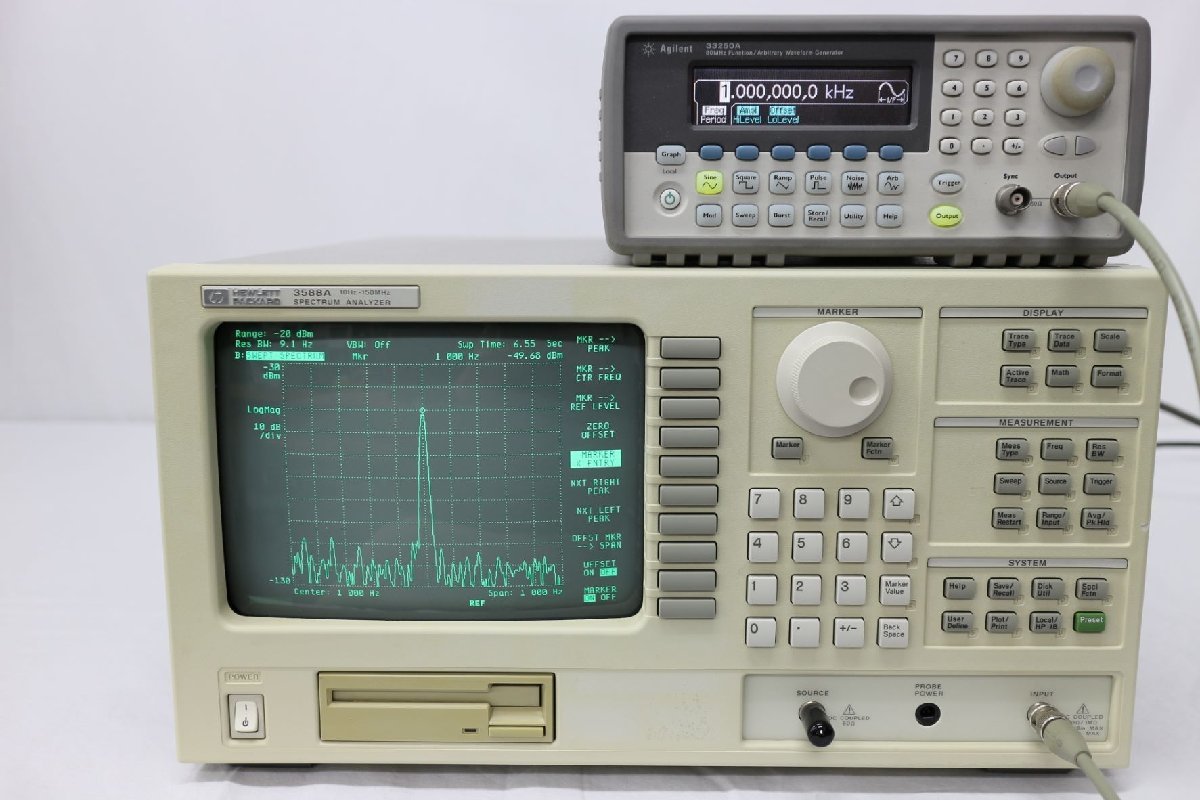 HP 3588A Spectrum Analyzer 10Hz-150MHz [x1115431373]