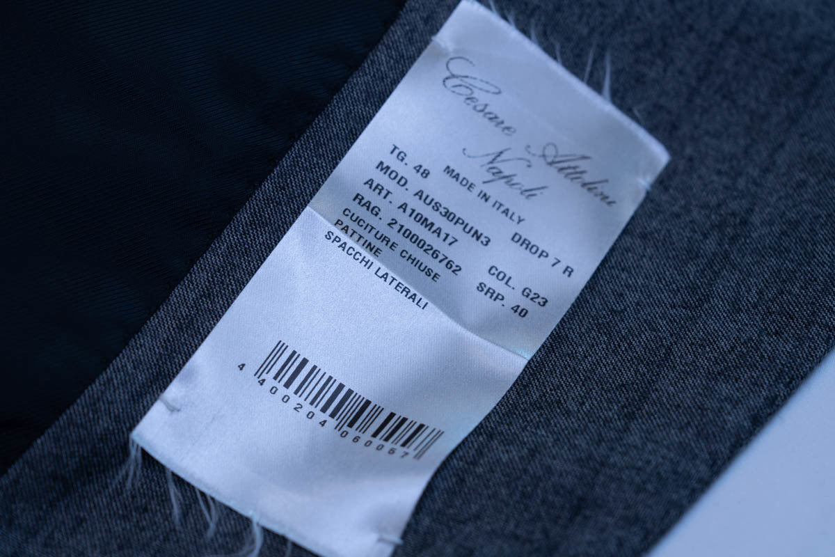 Cesare Attolini Suit Size 48 Wool Cashmere Gray Attolini Sartoria Brioni Kiton Isaia Stile Latino Sartorio If you are looking for too [p1115347307]