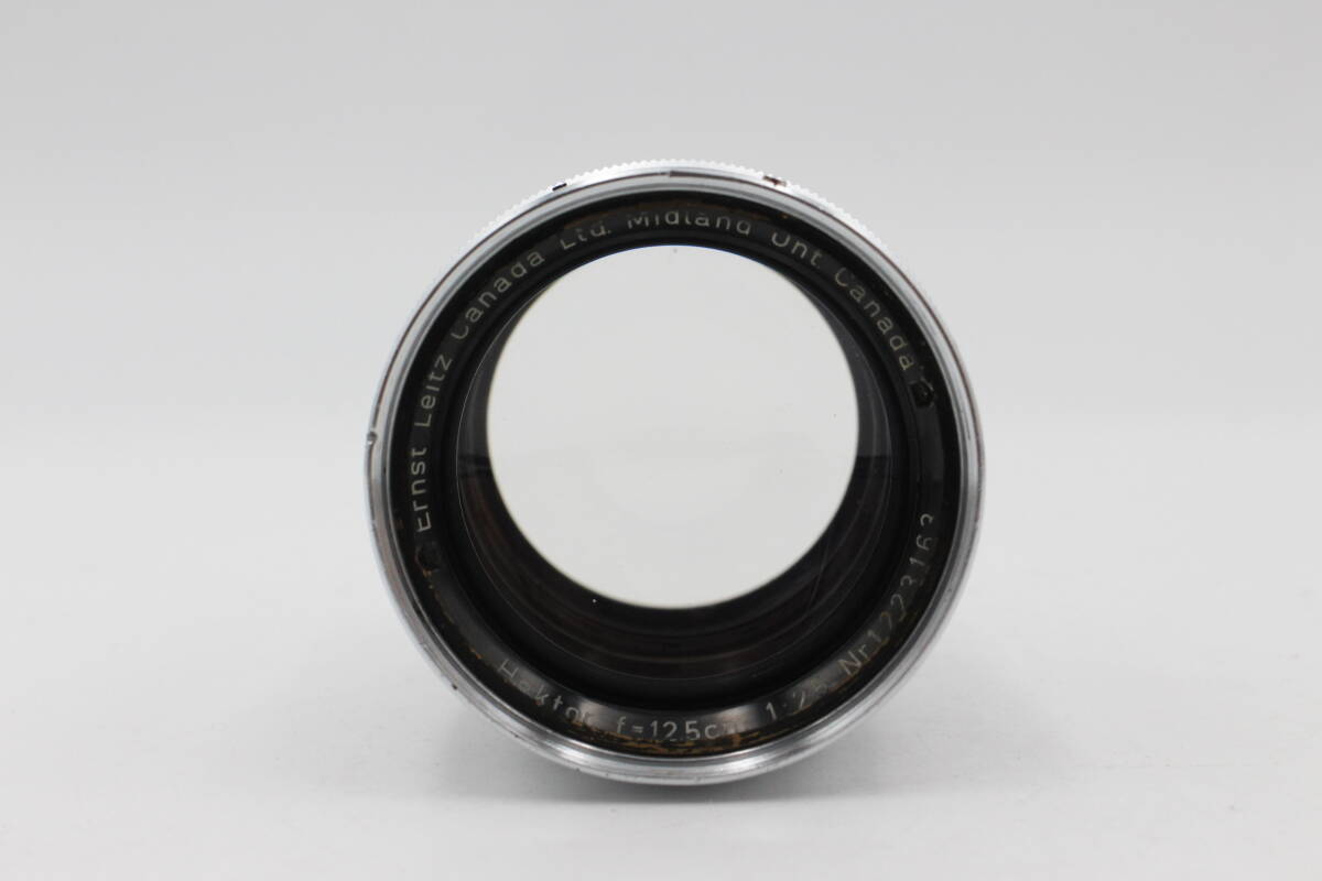 Leica Hektor 125mm F2.5 Lens Ernst Leitz Canada Ltd Midland [p1178425257]