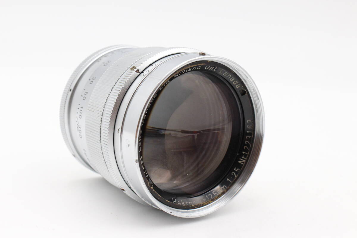 Leica Hektor 125mm F2.5 Lens Ernst Leitz Canada Ltd Midland [p1178425257]