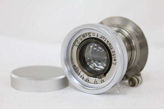 Leica Leitz Hektor 5cm F2.5 Nickel L Mount Lens [1180819933]
