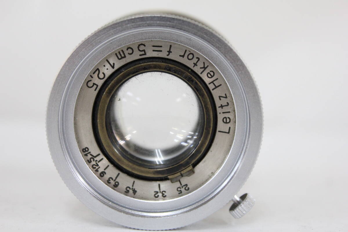 Leica Leitz Hektor 5cm F2.5 Nickel L Mount Lens [1180819933]