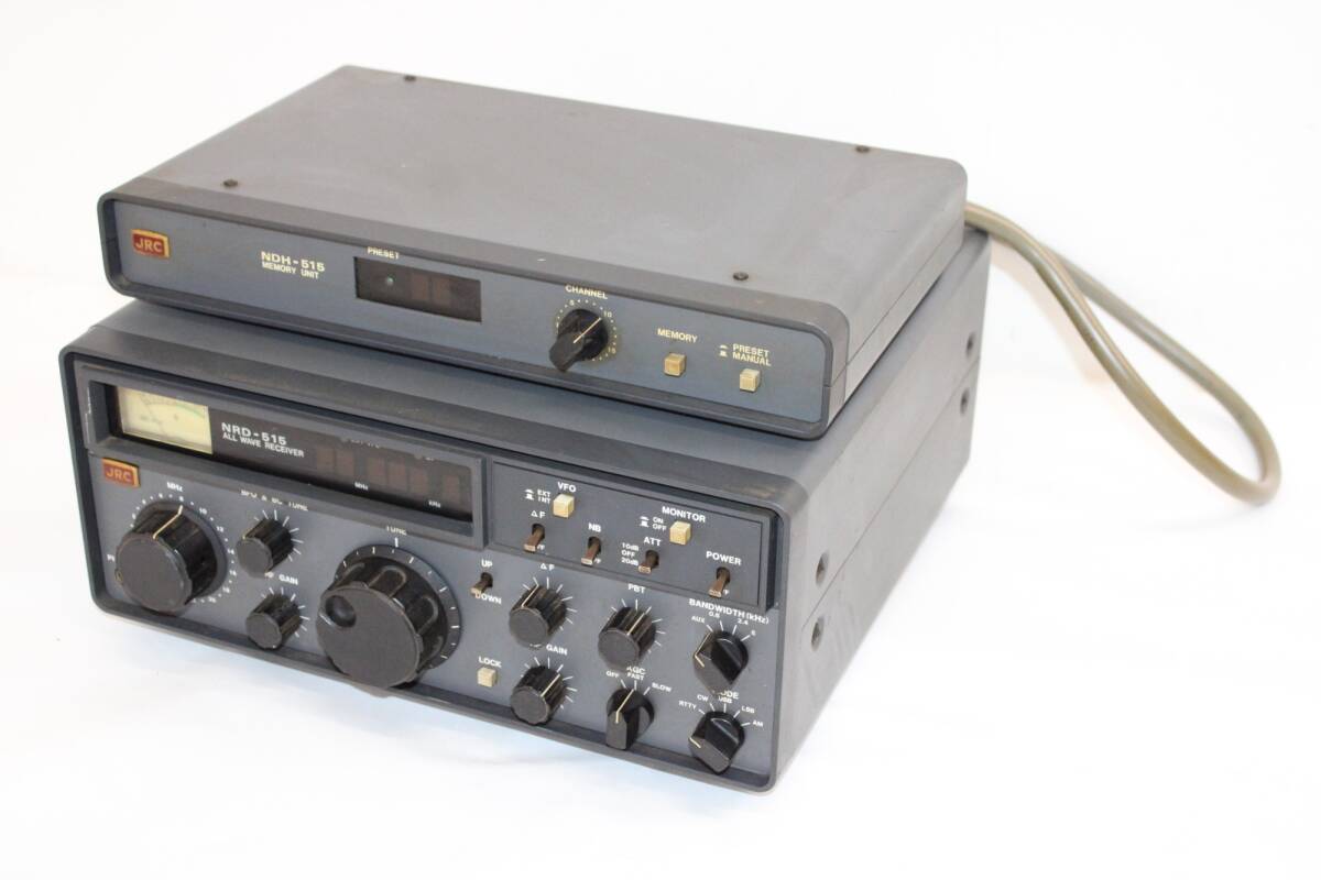 JRC NRD-515 Receiver with NDH-515 Memory Unit Amateur Radio [p1189767901]