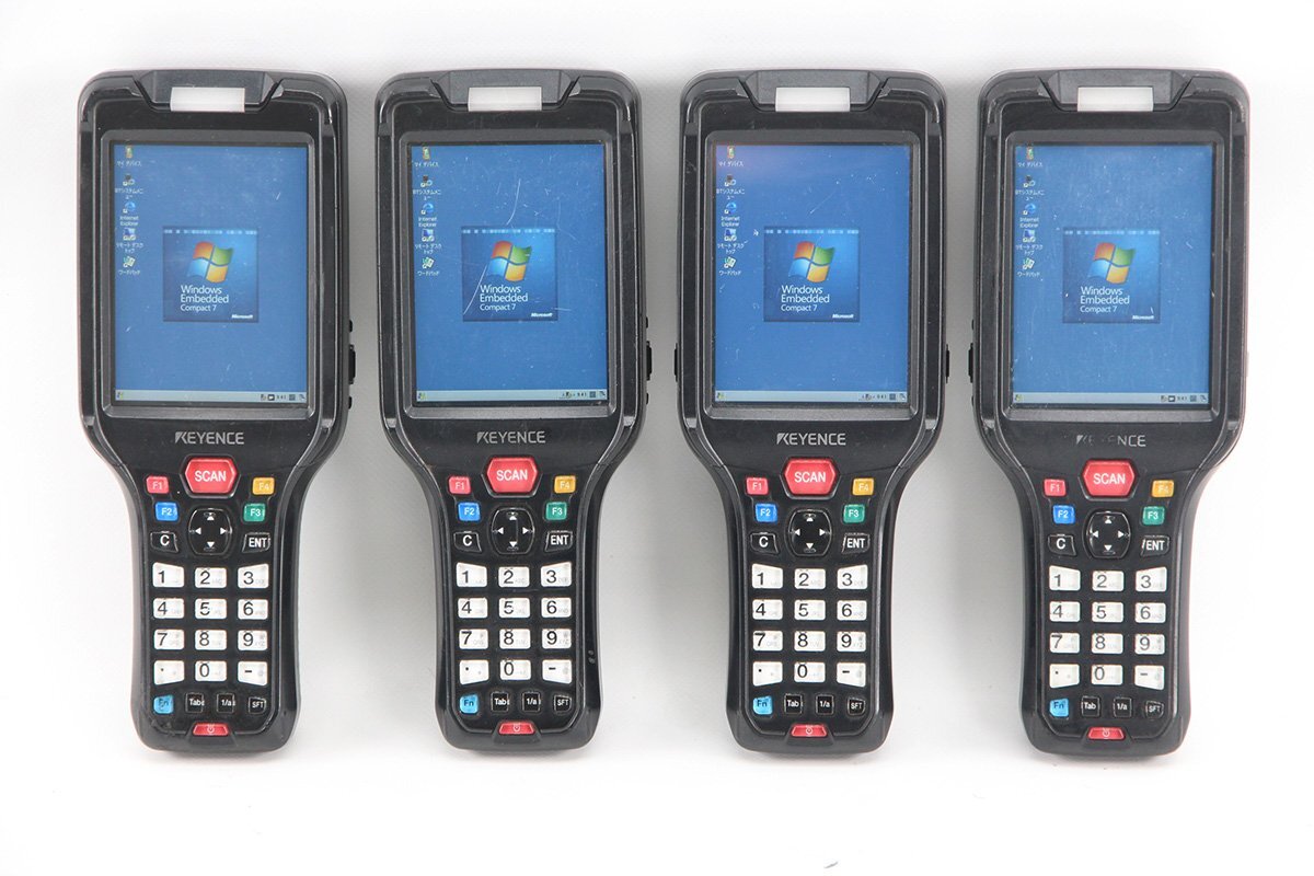 KEYENCE BT-W350 Barcode Reader Set of 4 Handy Terminal [s1191214653]