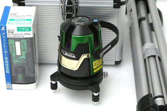 Shinwa Measurement LEXIA 51AR Green Receiver/Tripod Set [l1198471787]
