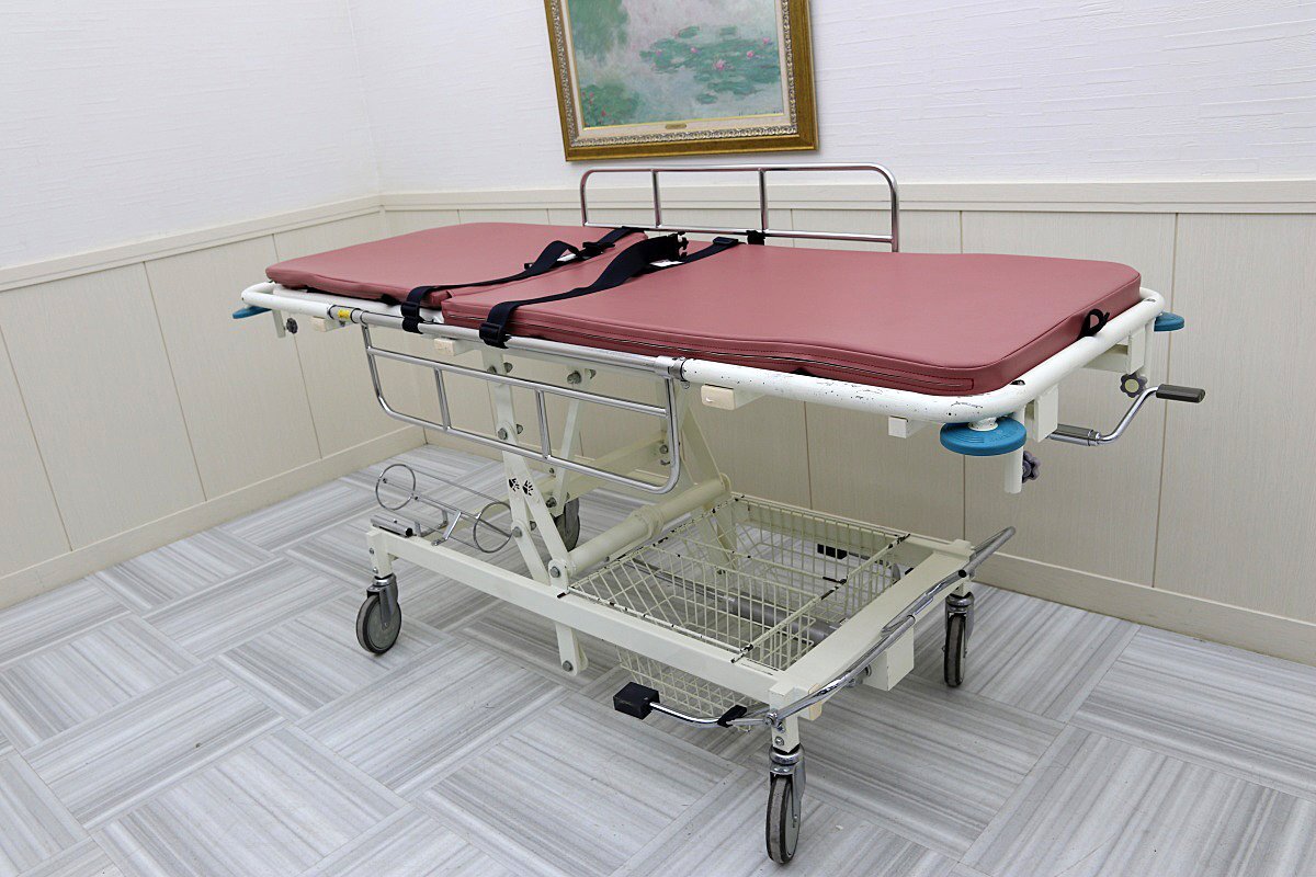 Ogawa M-801 High Low Stretcher Hospital Emergency Transport Bed [v1205434068]