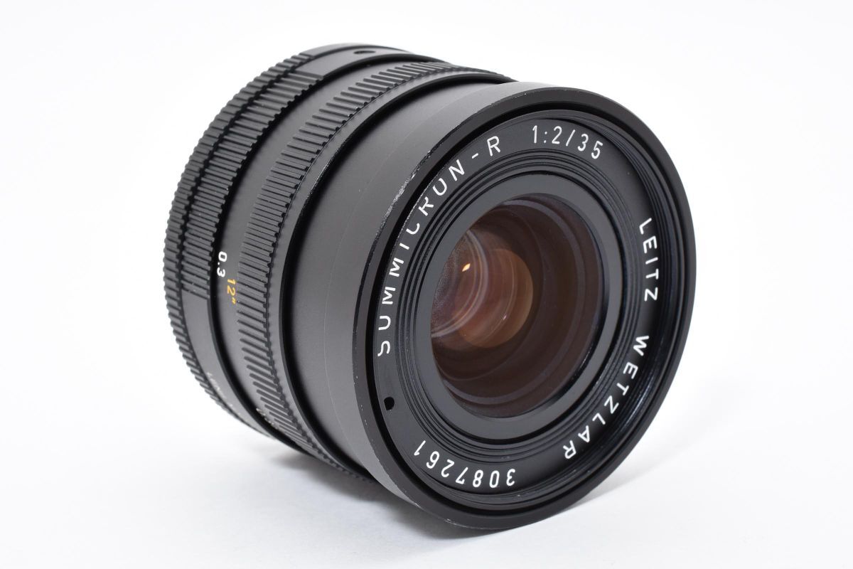★Rare item★ Leica SUMMICRON-R 35mm F2 3 cam with built-in hood [for R mount]★Working item★ #041P991A509164 [r1206405484]