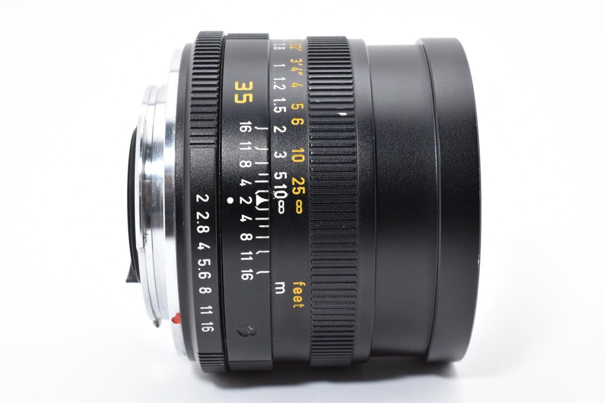 ★Rare item★ Leica SUMMICRON-R 35mm F2 3 cam with built-in hood [for R mount]★Working item★ #041P991A509164 [r1206405484]