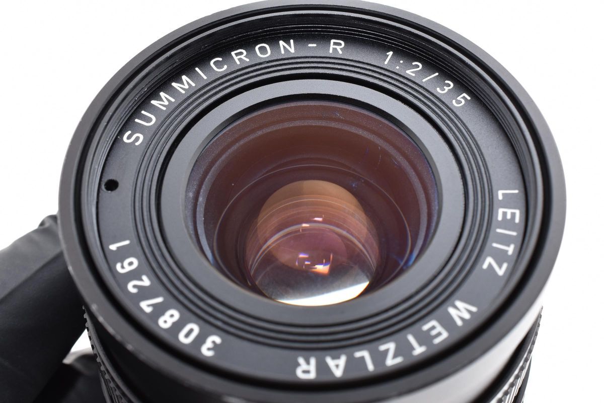 ★Rare item★ Leica SUMMICRON-R 35mm F2 3 cam with built-in hood [for R mount]★Working item★ #041P991A509164 [r1206405484]