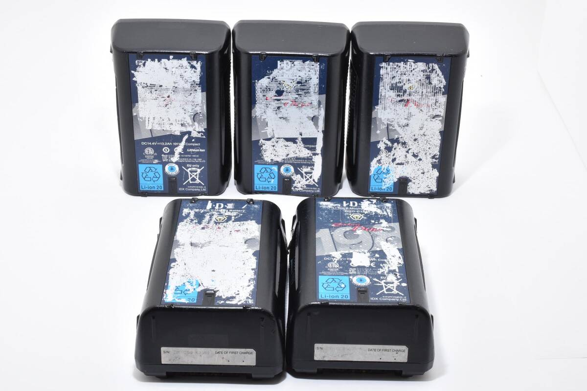 IDX DUO-C198 V Mount Lithium Ion Battery 5 Pieces [1208320399]