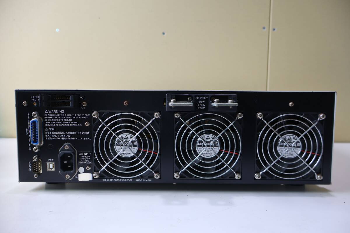 KIKUSUI PLZ664WA Electronic Load Device 660W 0-150V 0-132A [m1209795818]