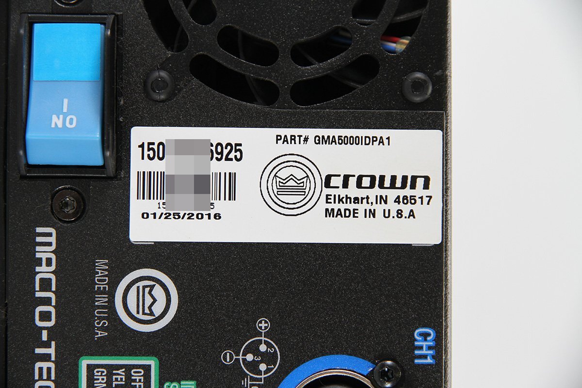 AMCRON MA-5000i Power Amplifier [f1209961082]