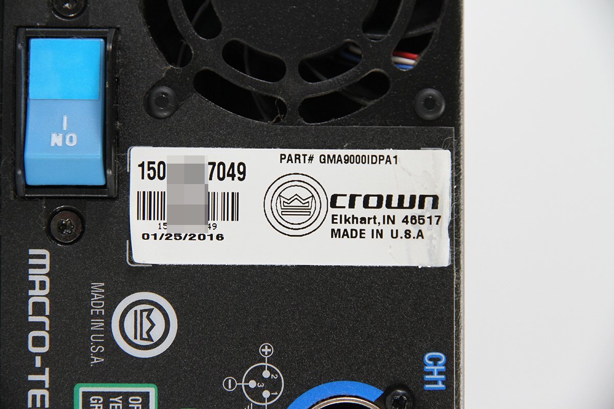 AMCRON MA-9000i Power Amplifier [e1209958934]