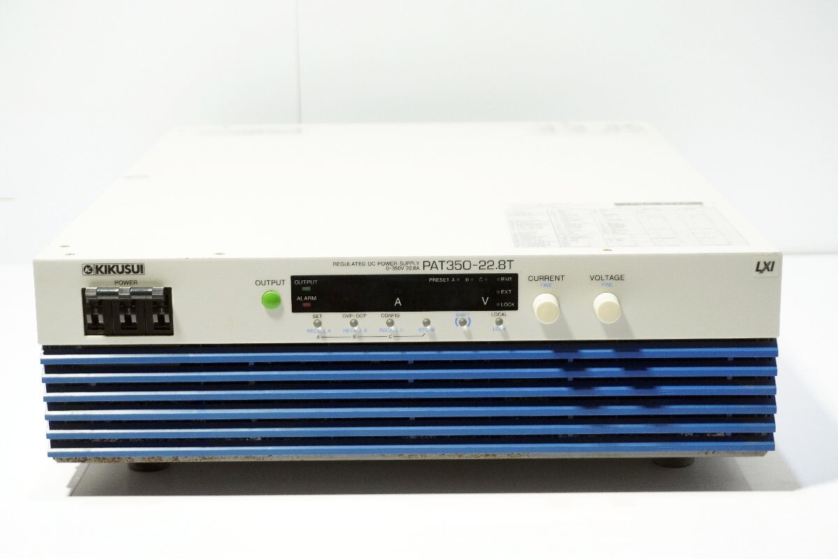 KIKUSUI PAT350-22.8T REGULATED DC POWER SUPPLY 0-350V 22.8A [g1211410747]