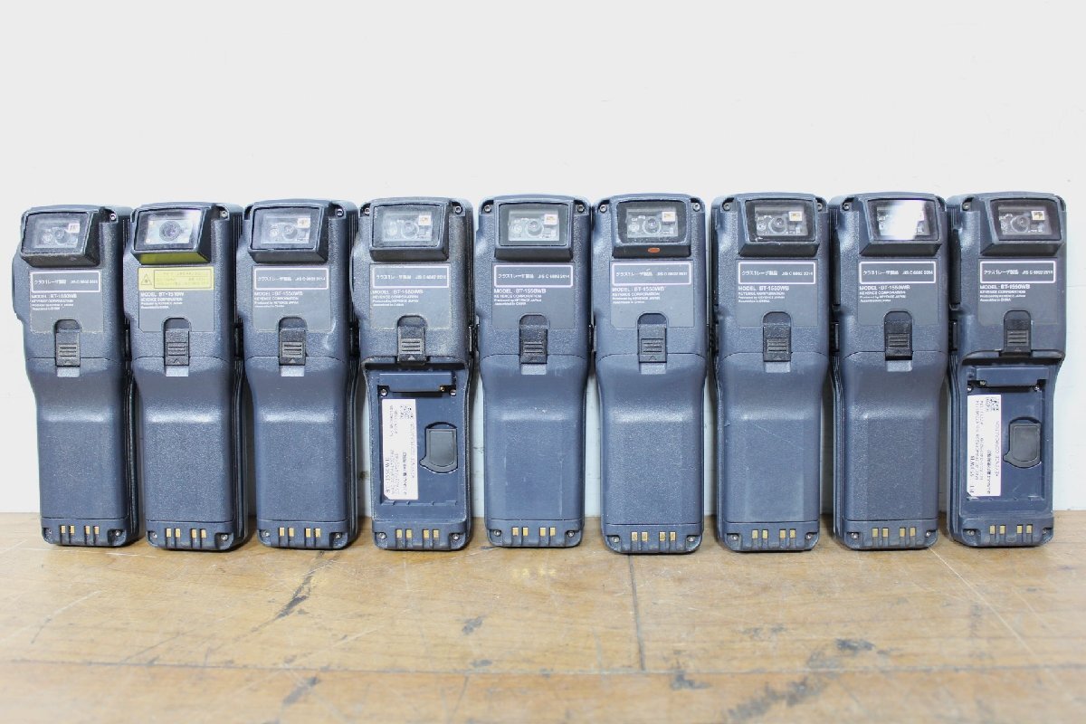 ☆[3F1205-24] KEYENCE Handy Terminal BT-1510W BT-1550WB Ultra Small Barcode 18 Units Set Junk [t1212156550]