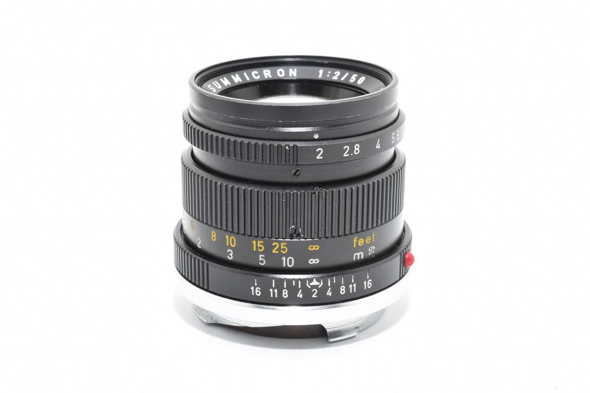 [Good condition] Leica Summicron 1:2/50 2nd Leica Summicron 50mm F2 #78 [g1212205390]