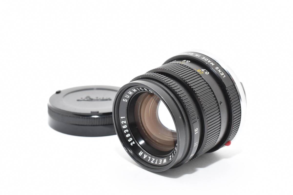 [Good condition] Leica Summicron 1:2/50 2nd Leica Summicron 50mm F2 #78 [g1212205390]