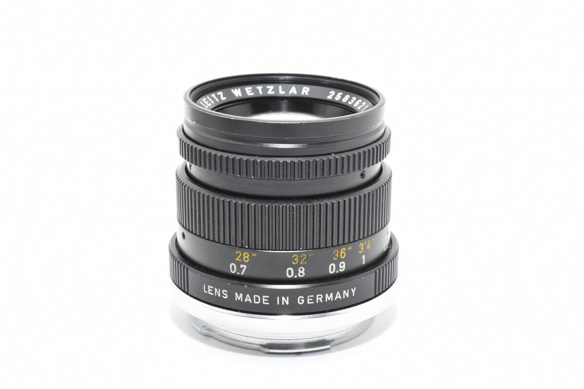 [Good condition] Leica Summicron 1:2/50 2nd Leica Summicron 50mm F2 #78 [g1212205390]