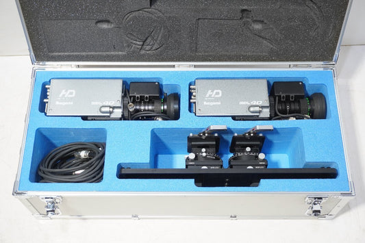 IKegami HDL40 Camera Head with Rail Carrier C-211-(2)P and Goniometer Stage TS-613 Case [d1212283761]