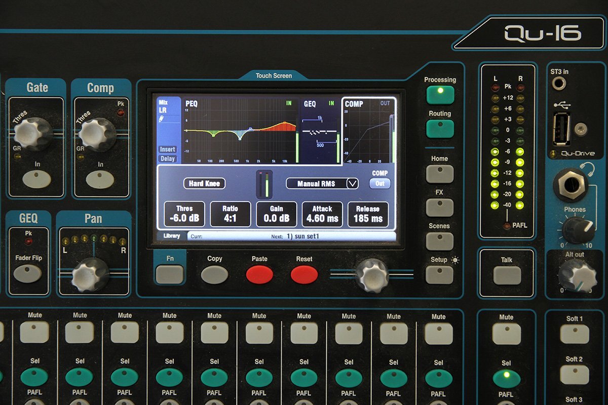 Allen & Heath Qu-16 Digital Mixing Console PA Equipment [t1213806244]