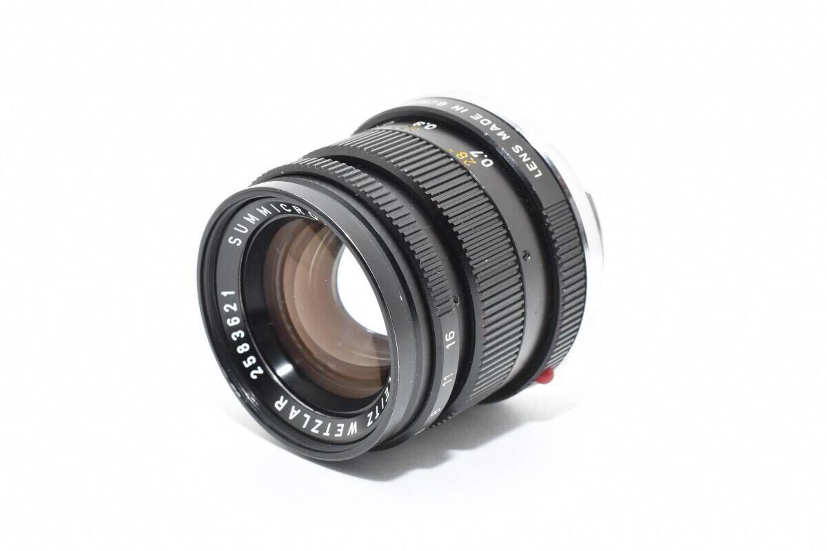 Leica 50mm F2 SUMMICRON-M Black Standard Lens Single Focus #78 [r1214351345]