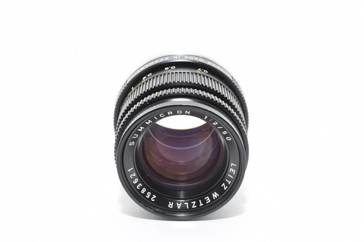 Leica 50mm F2 SUMMICRON-M Black Standard Lens Single Focus #78 [r1214351345]