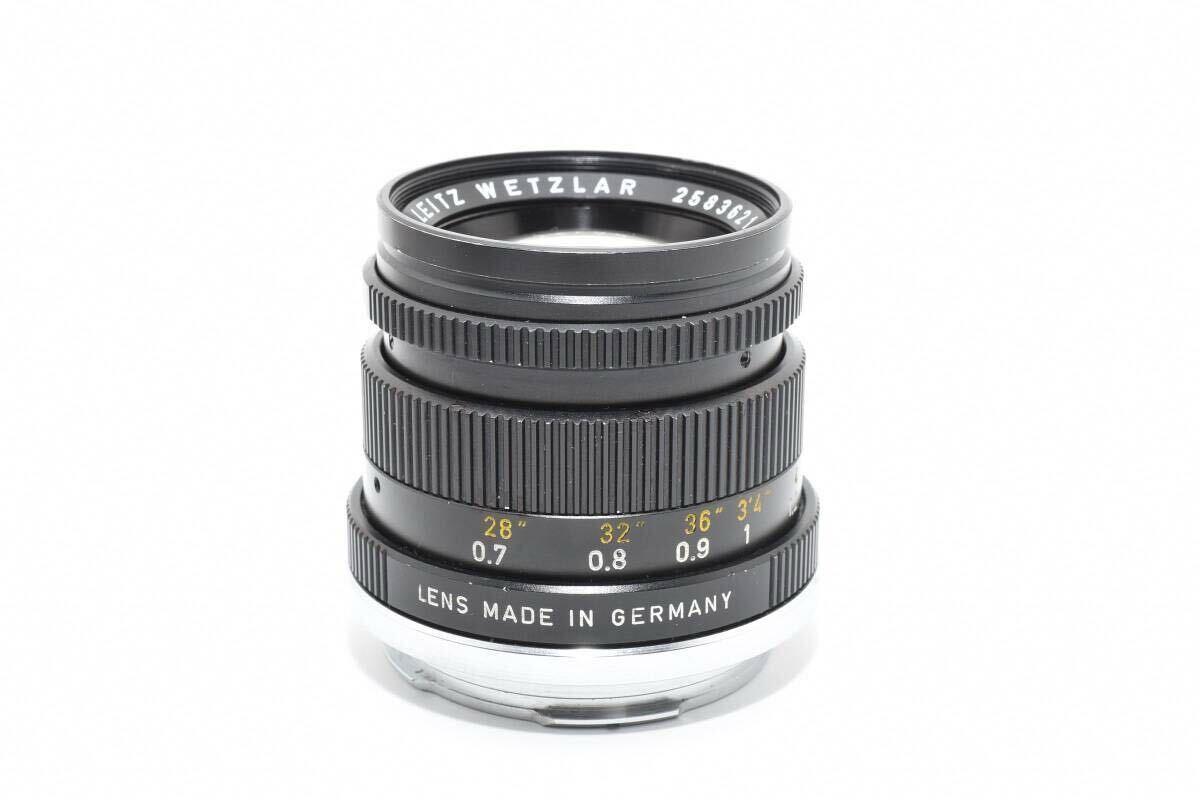 Leica 50mm F2 SUMMICRON-M Black Standard Lens Single Focus #78 [r1214351345]