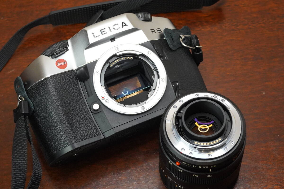 Leica R8 Camera Body Silver + Vario-Elmar-R 28-70mm F3.5-4.5 Lens [p1214504475]