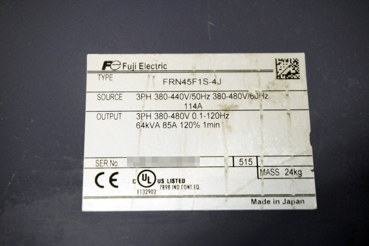 Fuji Electric FRENIC-ECO FRN45F1S-4J Inverter [x1215374215]