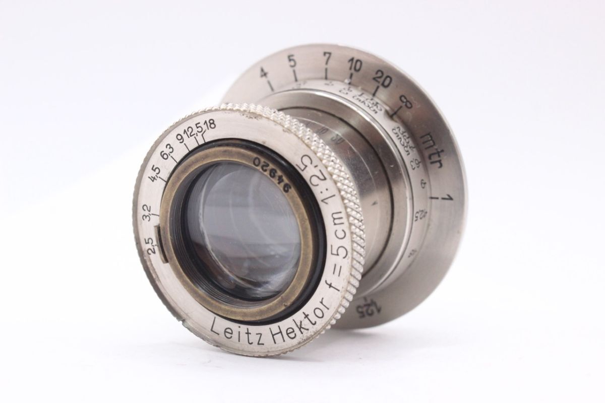 Leica Hektor 50mm F2.5 L39 Nickel Lens [c1215576737]